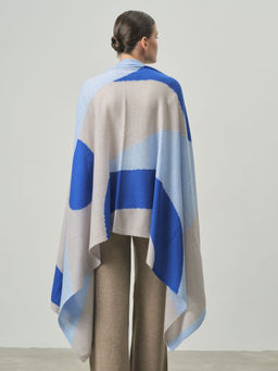 Палантин из кашемира 09043 лунный