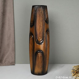 Ваза 50 см коричневая / YBN-41 /уп 8/ - ГалеонТрейд фото 3