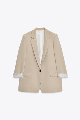 PRINTED CUFF BLAZER - Zara фото 13