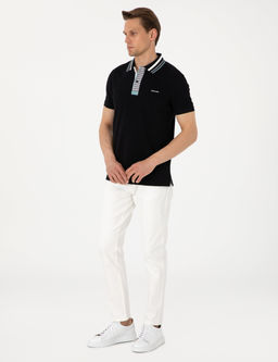 Siyah Slim Fit Ti__rt