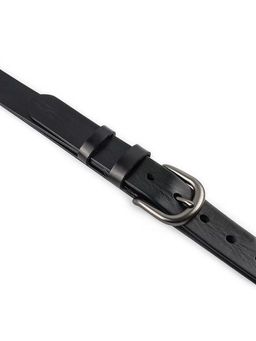 Мужской кожаный ремень Dierhoff ДРК 3051/3-30 Черный - Sergio valentini фото 6