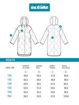 ACOOLA / Пальто детское для девочек Gallo хаки  фото 8
