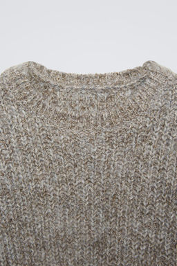 BLENDED KNIT SWEATER - Zara фото 6