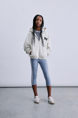 SUDADERA CREMALLERA CAPUCHA / Gris vigor? - Zara фото 2