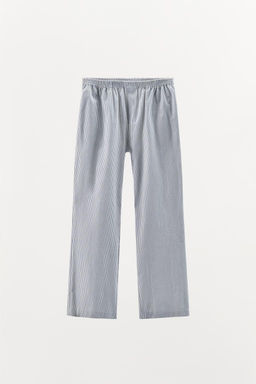 STRIPED PYJAMA STYLE TROUSERS - Zara фото 4
