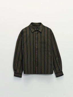 Рубашка в полоску из 100% хлопка / Zarina