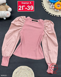 кофта для девочка с объемными рукавами