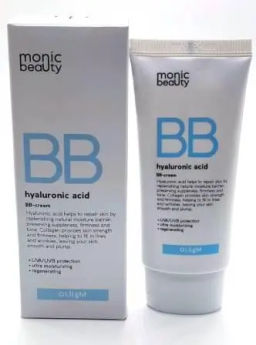 MONIC BEAUTY ВВ-крем с гиалуроновой кислотой 01. Light 50мл (*100)