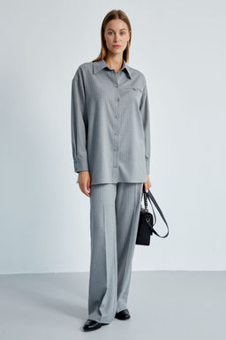 Рубашка ELady 4479 серый  фото 3
