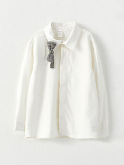 Uzun Kollu Basic Erkek Bebek G?mlek ve Papyon 2li Tak?m - Waikiki фото 3