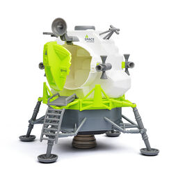 Космический корабль "Апполон и космо мобиль" в коробке