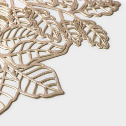 Цена за 12 шт. Салфетка сервировочная Доляна Ashberry, 3838 см, цвет золото  фото 9