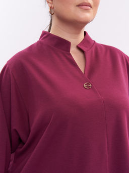 Блузка из плотного трикотажа BL08606RED31