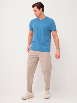 Футболка мужская короткий рукав GREG G145-KM-UT057 (св.джинс м.)