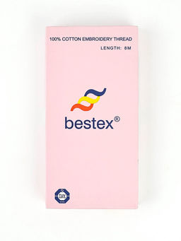 Нитки мулине Bestex, оранжевый цвет (108), 24 шт. в уп.