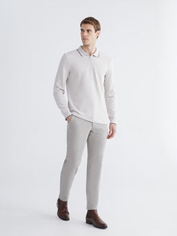 Polo Yaka Uzun Kollu Erkek Ti??rt