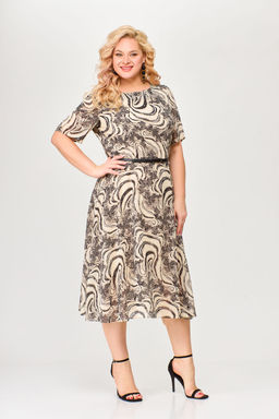 Блуза Swallow 803.2 черный+серебряный узор фото 834