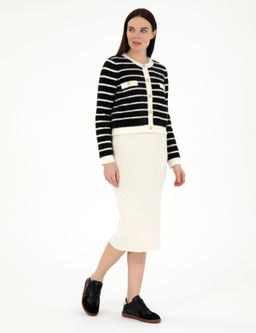 Siyah Crop Top Triko H_rka - Pierre cardin фото 4