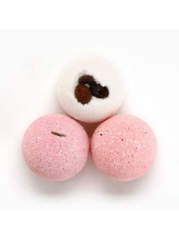 Бомбочки для ванны с добавками «С Новым годом!», 3×40 г, аромат лаванда, роза, кофе, Чистое счастье