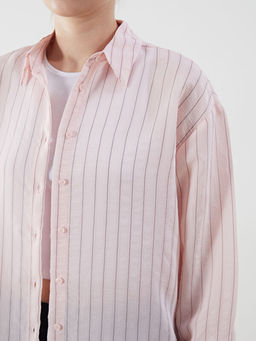 ?izgili Oversize Kad?n G?mlek
