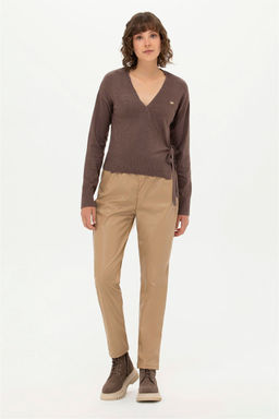 U. S. Polo Assn Женские брюки светло-коричневого цвета