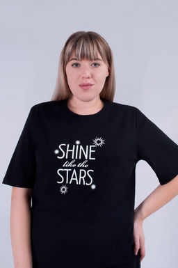 Арт. 9152 Пижама с шортами 52-58 (4 шт) Цвет:верх-черный,белый,низ-черный,белый - Калинка фото 4