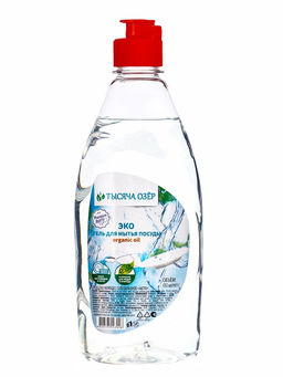 Тысяча озёр (чмс) Гель для мытья посуды "Organic oil" 450мл.(20)