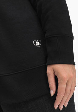 Толстовка, черная - Sheego фото 6