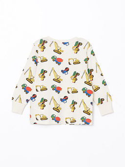 Bisiklet Yaka Erkek ?ocuk Pijama ?st