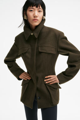 Chaqueta en mezcla de lana - H&m фото 5