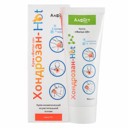 Крем "Фитол-10" Хондрозан-Hot", с холодным теплом Алфит Плюс 1708