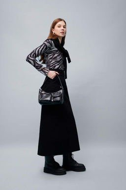 Длинная юбка из габардина карго - Defacto фото 2