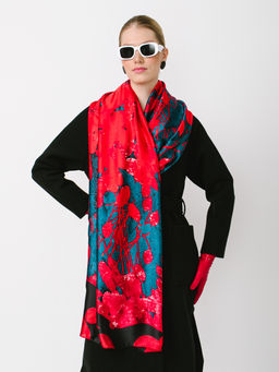 Большой мягкий очень нежный двусторонний палантин - Tantino фото 4