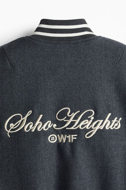 Chaqueta de beisbol Loose Fit - H&m фото 7