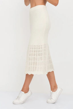 ЗЛАТА Юбка И 019/льняной