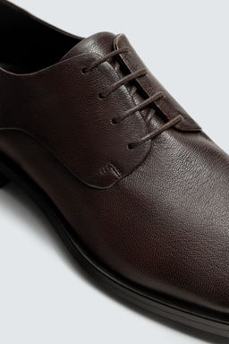 LEATHER LIMITED EDITION SMART SHOES - Zara фото 13