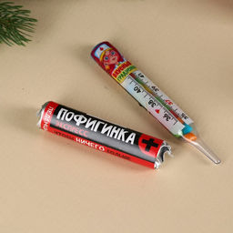 Аптечка Аптечка полного ничего: жвачка 7 г., молочный шоколад 27 г., леденцы 32 г., леденец соска 4,5 г., баночка, купон - Фабрика счастья фото 7