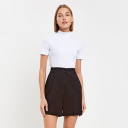 Футболка женская MINAKU SLIM FIT, белая, размер 44