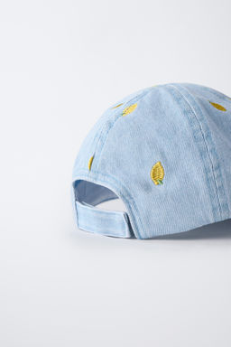 EMBROIDERED LEMON DENIM CAP - Zara фото 3