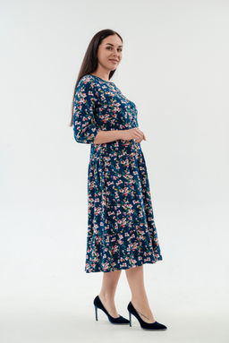 Платье женское из кулирки Софи сакура - Амадэль фото 8