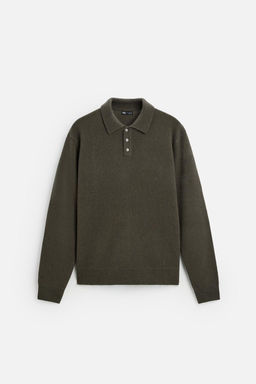 WOOL KNIT POLO SHIRT - Zara фото 6