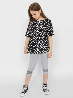 CRB wear/CSJG 70391-11-378 Бриджи для девочки,светло-серый меланж/Ex.Cherubino