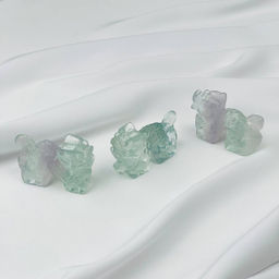 Фигурка резная "Дракон" из Флюорита