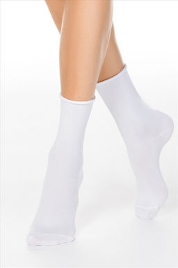 Носки Conte Elegant Comfort без резинки белые  фото 2