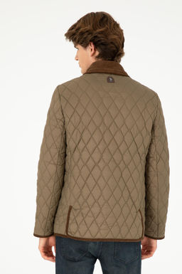 Мужское пальто цвета хаки - U.s. polo assn фото 5