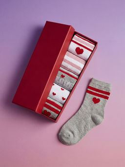 Desenli K?z ?ocuk Soket ?orap 5li