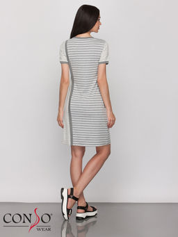 Conso/WDS190904 - grey Платье Женское  фото 3