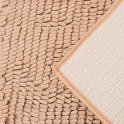 Коврик для дома Доляна Букли длинные, 40?60 см, бежевый фото 6