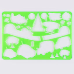 Трафарет для малышей Милый транспорт с раскраской - Simaland фото 3