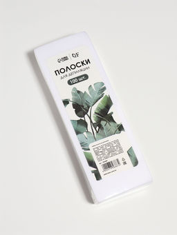 Цена за 2 шт. Полоски для депиляции, 20×7 см, 100 шт., белые